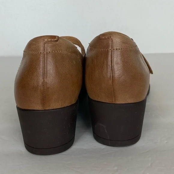 Dansko Callista Women's Shoes Size 39 US 8.5 Tan Mary Jane Pump Adjustable Strap - Picture 6 of 10